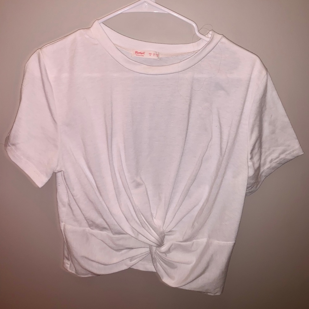 White Twist Top